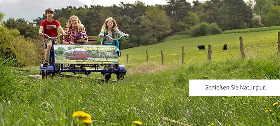 Draisine fahren in der Elbtalaue